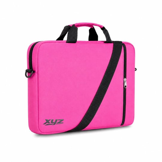 Classone XYZ Serisi XYZ-T26 15.6 Uyumlu Unisex Macbook Laptop Notebook El ve Omuz Çantası Pembe