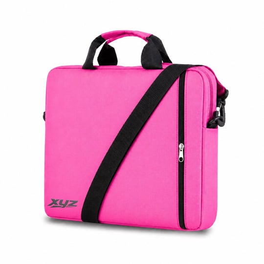 Classone XYZ Serisi XYZ-T26 15.6 Uyumlu Unisex Macbook Laptop Notebook El ve Omuz Çantası Pembe