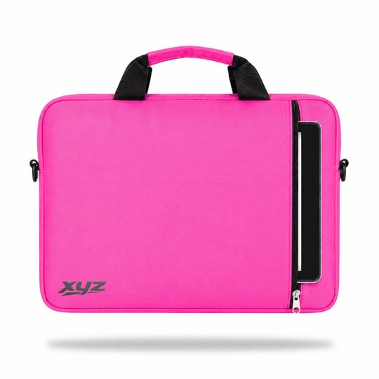 Classone XYZ Serisi XYZ-T26 15.6 Uyumlu Unisex Macbook Laptop Notebook El ve Omuz Çantası Pembe