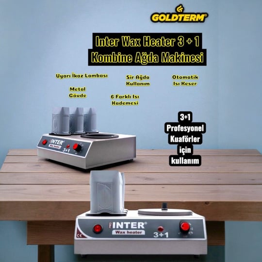 Inter Wax Heater 3+1 Kombine Ağda Makinesi