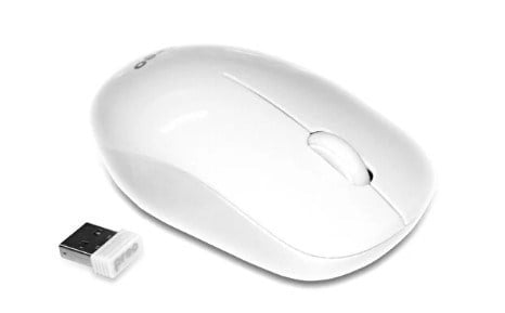 Preo M19B Ergonomik Pastel Piano White  Kablosuz Sessiz Mouse Beyaz