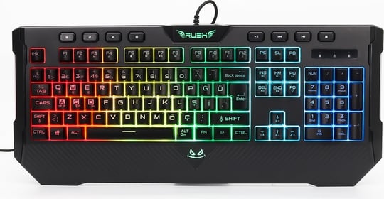 Rush Bomber RK811 Mekanik Hisli Işıklı Gaming Oyuncu Klavye