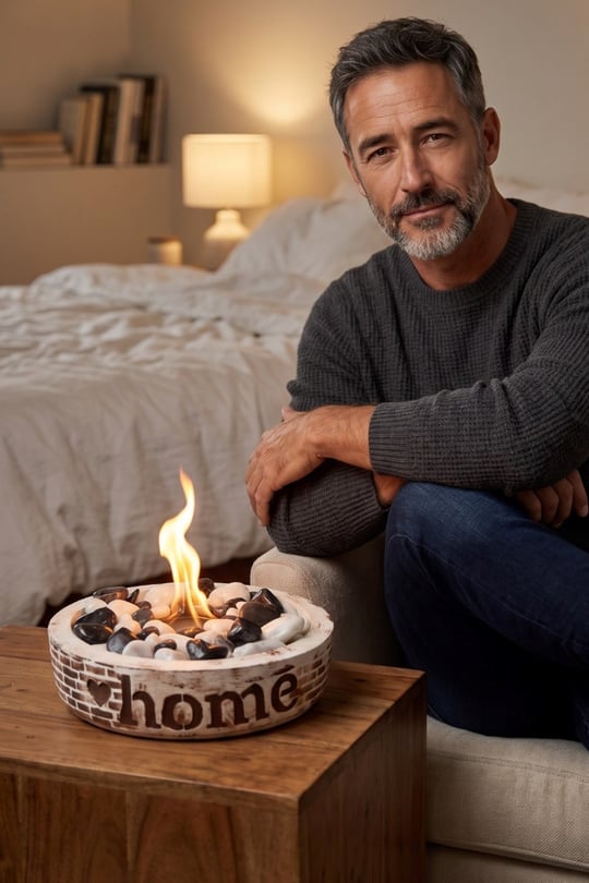 Technow Home-200 Masa Şöminesi Ateş Çukuru (200ml Bioetanol+Hazne+Söndürme Kapağı) 