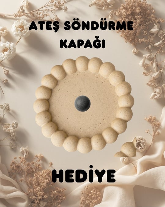 Technow Home-200C Cam Hazneli Masa Şömine Ateş Çukuru (500ml Bioetanol+Hazne+Söndürme Kapağı) 