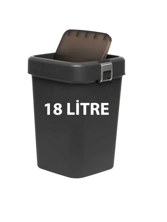 Technow Motek COB-411S 18 Litre Çöp Kutusu Kovası + Temizlik Seti