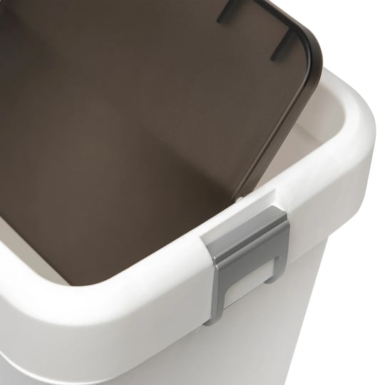 Technow Motek COB-412 40 Litre Kilitli Hassas Kapaklı Çöp Kutusu Kovası + Temizlik Seti