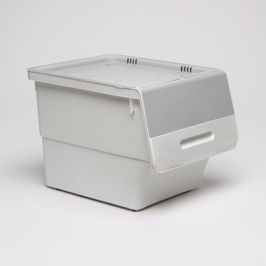 Technow Motek Freebox 12 Litre Gri Beyaz Gri Tekerlekli Organizer  2 Adet + Temizlik Seti