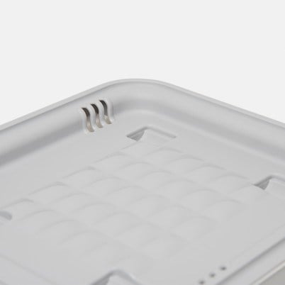Technow Motek Freebox 12 Litre Gri Beyaz Gri Tekerlekli Organizer  2 Adet + Temizlik Seti