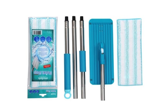 Technow Motek PL-16 Islak Kuru Kullanım  Mikrofiber Palet Mop Temizlik Seti