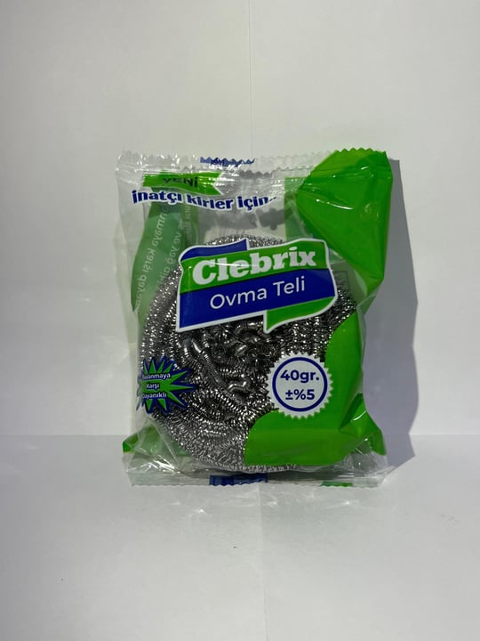 Technow Paslanmaz Çelik Büyük Endüstriyel Boy Bulaşık Ovma Teli 40 gr