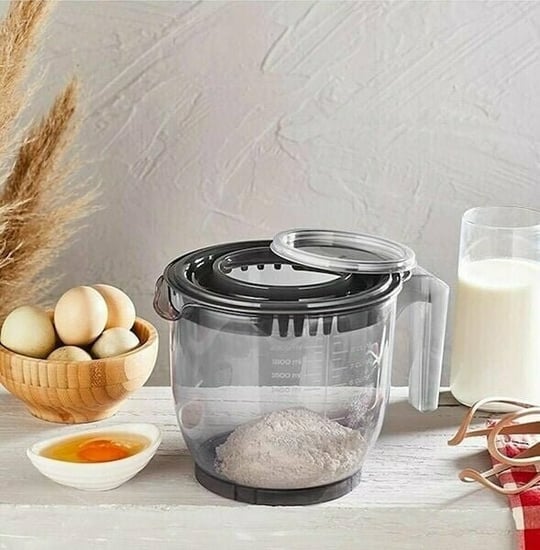 Vip Ahmet VP-023 2200ml Kumsal Kapaklı Çırpma Mikser Kabı
