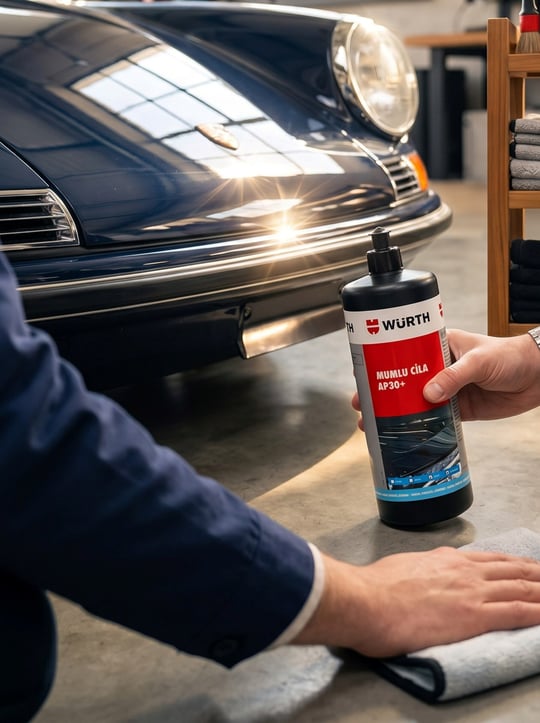 Würth Mumlu Cila AP30 + Oto Yıkama Süngeri + Cam Sabunu  Avantaj Paketi