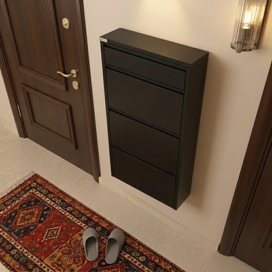 3 + 1 Kapaklı Metal Ayakkabılık