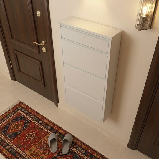 3 + 1 Kapaklı Metal Ayakkabılık