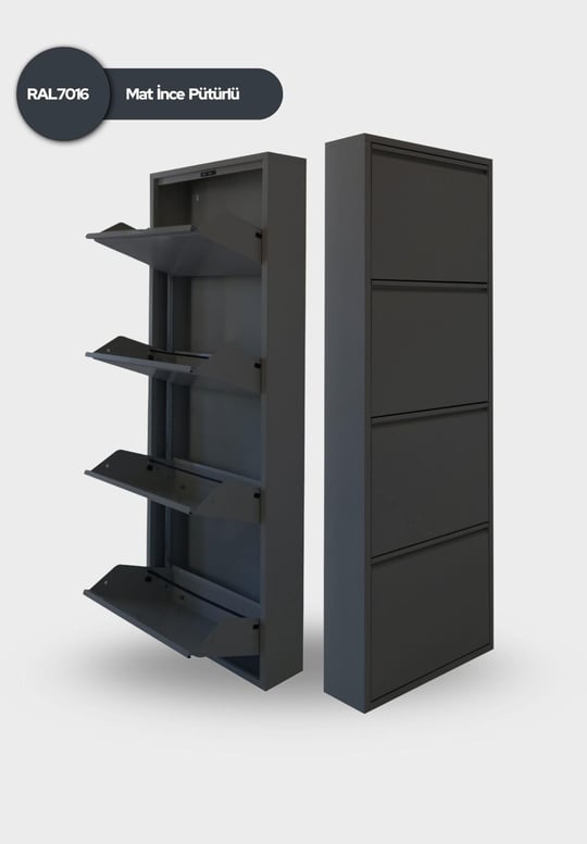 Antrasit Metal Ayakkabılık