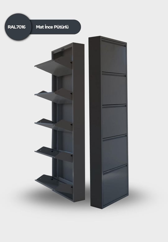 Antrasit Metal Ayakkabılık