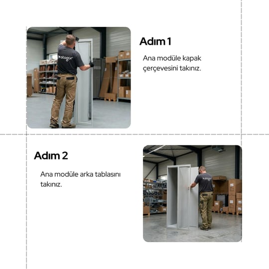 Eklenebilir Modüllü Çok Amaçlı Dolap