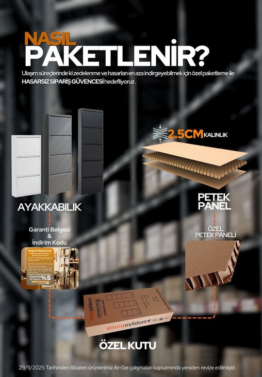 mobilyapratik 2'li Metal Ayakkabılık