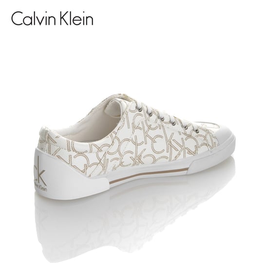 Calvin Klein Kadın Sneaker Kauçuk Taban N12016 - WHT GISELLE ICONOGRAM  WHITE | Marka Park