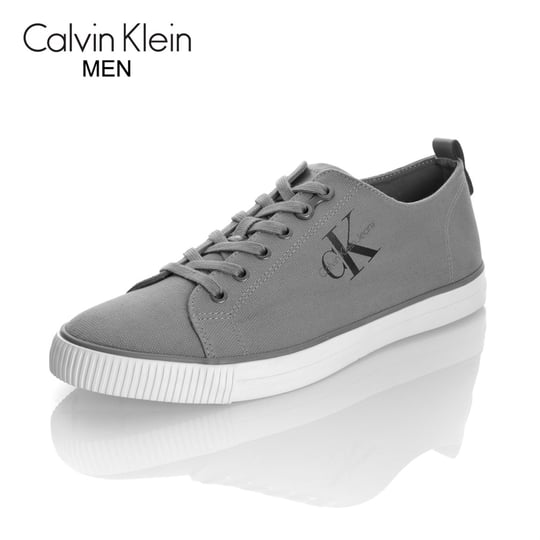 Calvin Klein Erkek Keten Ayakkabı Kauçuk Taban S0369 - GRY ARNOLD CANVAS  GREY | Marka Park