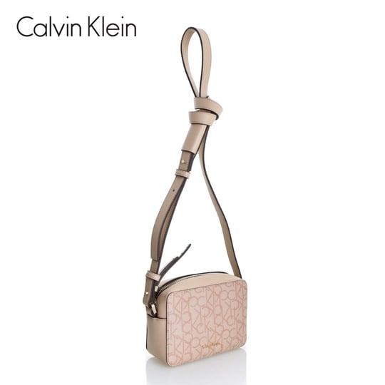Calvin Klein Kadın Postacı Çantası K60K602513 908 TIN4 MONO SMALL CROSSBODY CALVIN  KLEIN NEUTRAL MONOGRAM | Marka Park