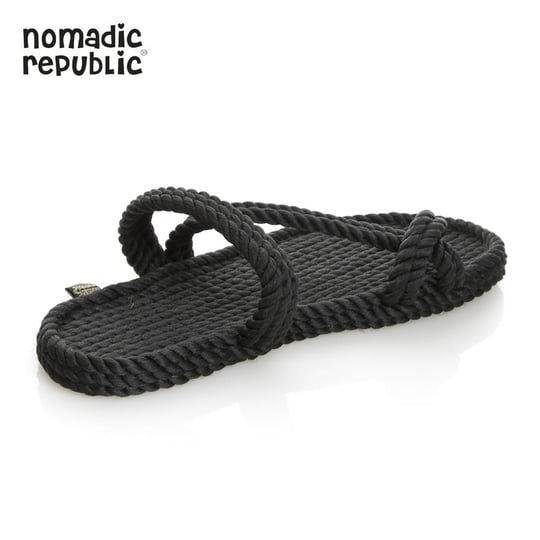 Nomadic Republic Kadın Sandalet Natural Halat HWT1001K HAWAII TERLIK- NOMADIC  REPUBLIC 0020- SIYAH | Marka Park