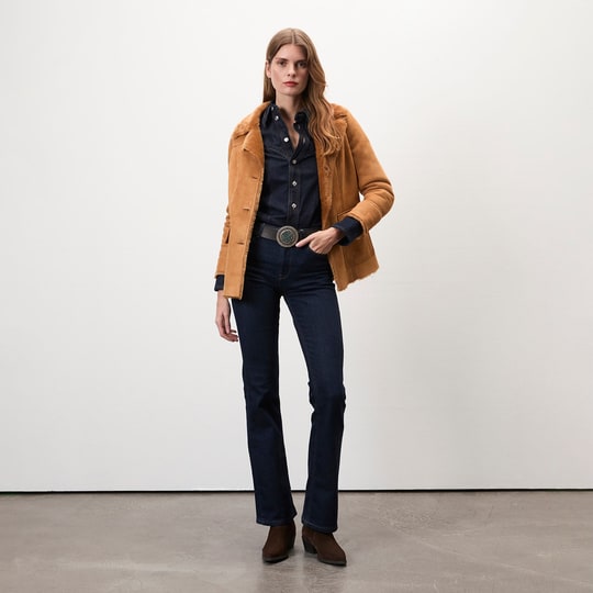 Diany Kahve Kürk Ceket