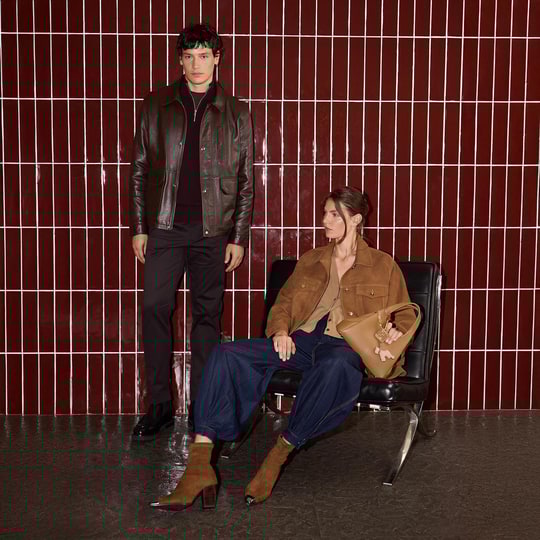 K15054 ERKEK DERİ CEKET-E