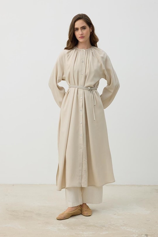 %100 Liyosel Tunik Taş