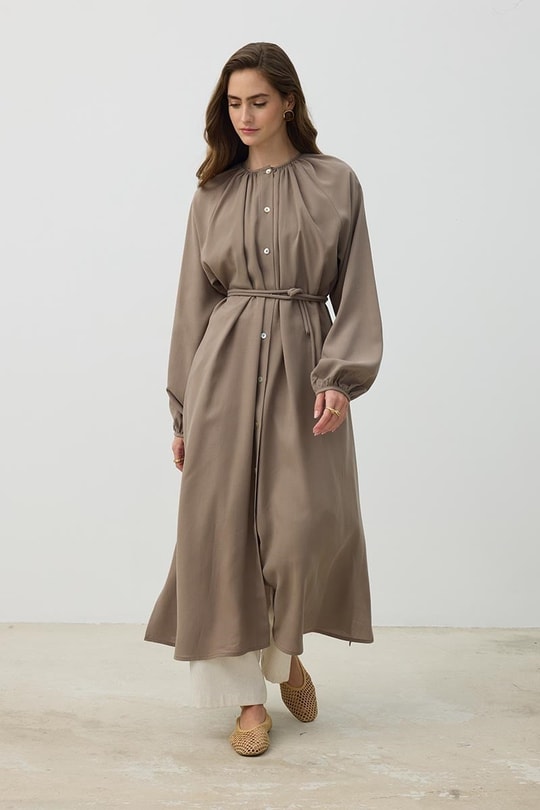 %100 Liyosel Tunik Vizon
