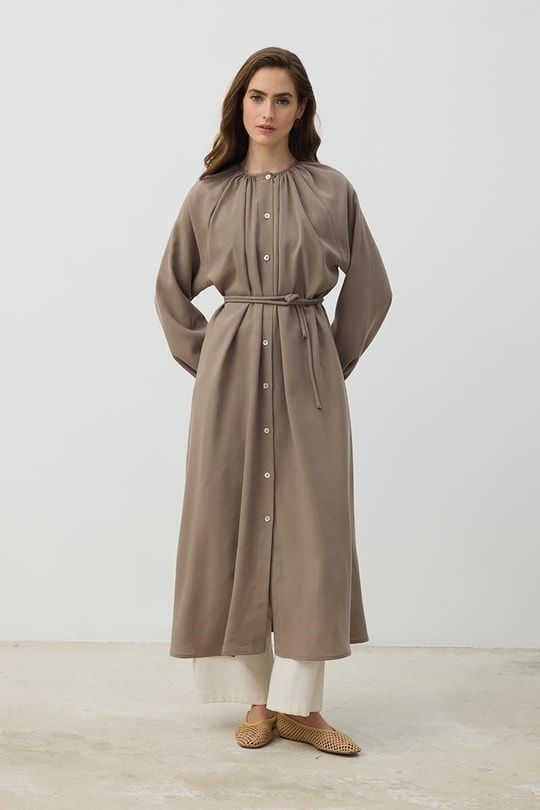 %100 Liyosel Tunik Vizon