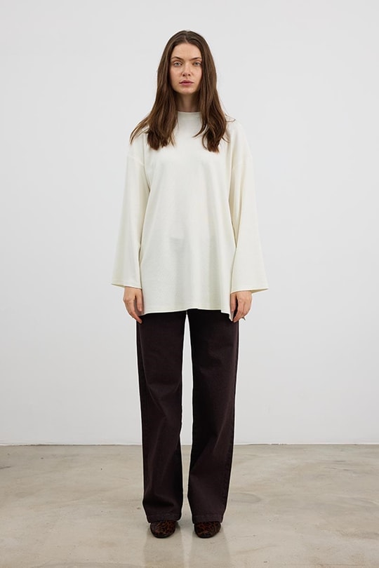 Ultrasoft Triko Tunik Ekru