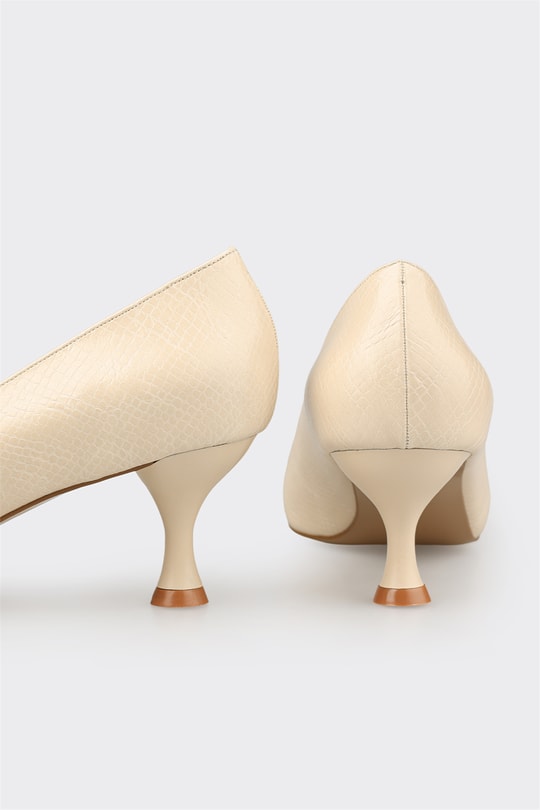 Bej Kadın Stiletto