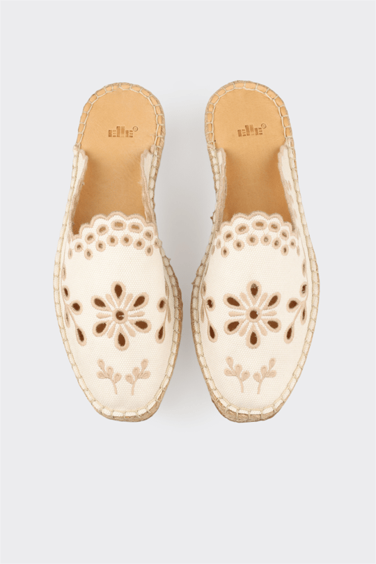 Ekru Kadın Espadril