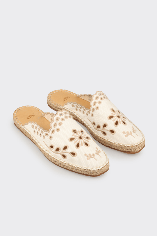 Ekru Kadın Espadril