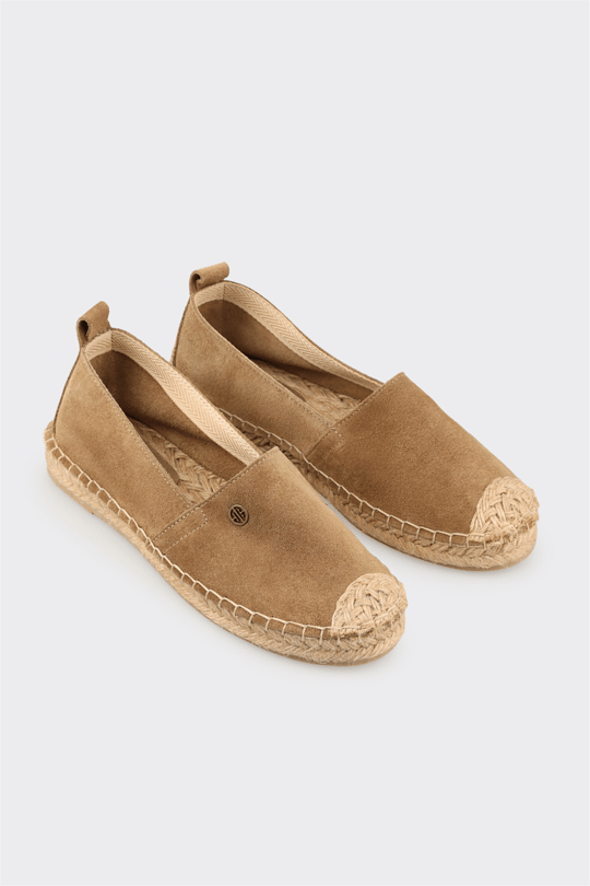 Naturel Deri Kadın Espadril