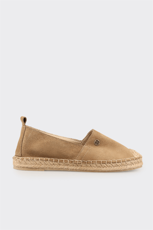 Naturel Deri Kadın Espadril