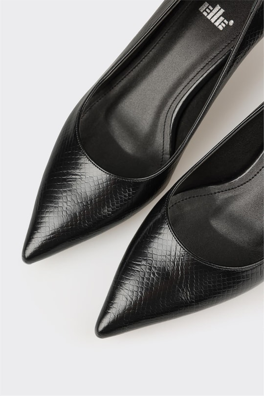 Siyah Kadın Stiletto