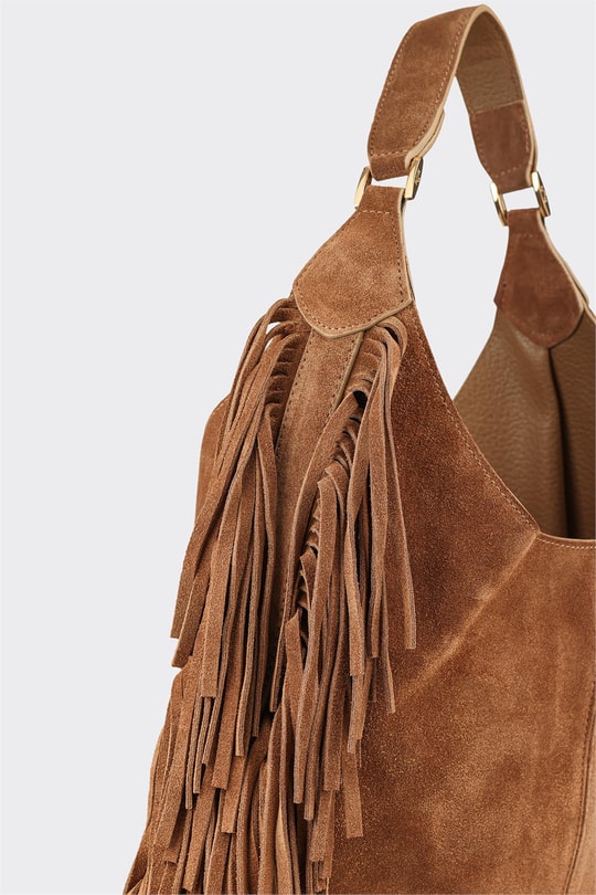 Taba Deri Kadın Omuz Çantası