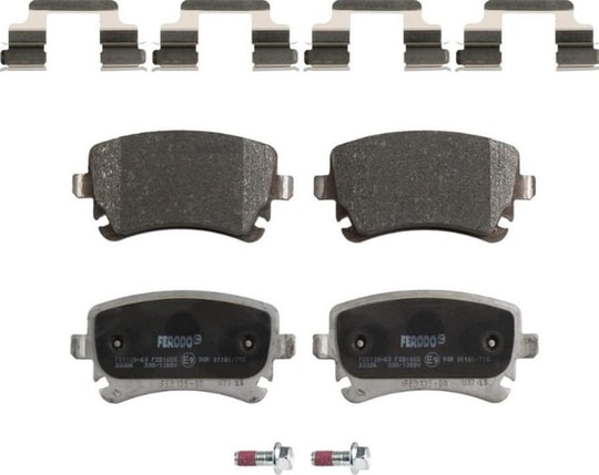 Audi A6 2004 - 2011 Model Arası Arka Fren Balatası Ferodo Marka 7H0698451
