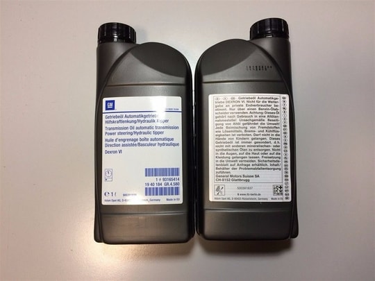 Otomatik Şanzıman ve Direksiyon Yağı 1 LT Dexron 6 General Motors 