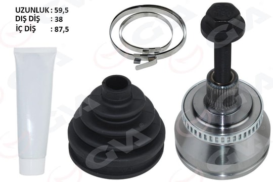 GVAAks Kafası Dış A4 1.8 T-2.0 Tdi 00-08 Blb-Bre-Bfb-Bex 1.8 T-2.0 TdiGVA 4475268K