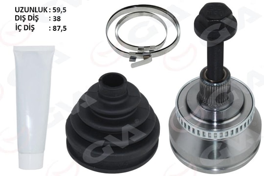 GVAAks Kafası Dış A4 1.8 T-2.0 Tdi 00-08 Blb-Bre-Bfb-Bex 1.8 T-2.0 TdiGVA 4475268K