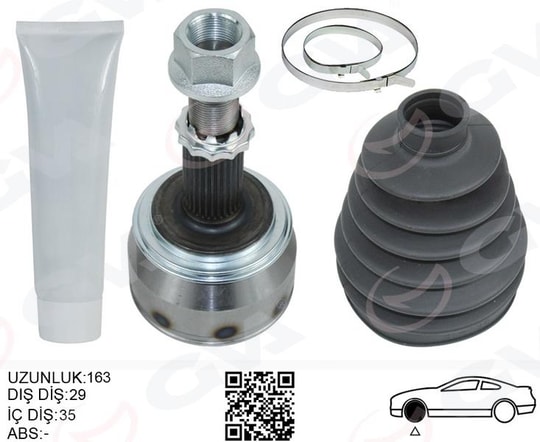 GVAAks Kafası Dış Nıssan Xtraıl 1.3L Hr13ddt T32 4X2 19- Otomatik VitesGVA 4499918