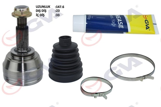 GVAAks Kafası Dış Ön Clıo Iv 1.5 Dcı 12- 75-90Hp - 16- 110Hp 6 Mısketlı 23X33x49 144MmGVA 4414320K