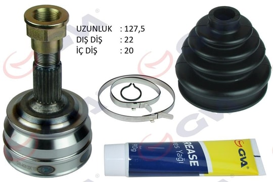 GVAAks Kafası Dış Ön Fıat Tempra 1.4İ 92-99 22X20x46.8 127.5MmGVA 4426120K