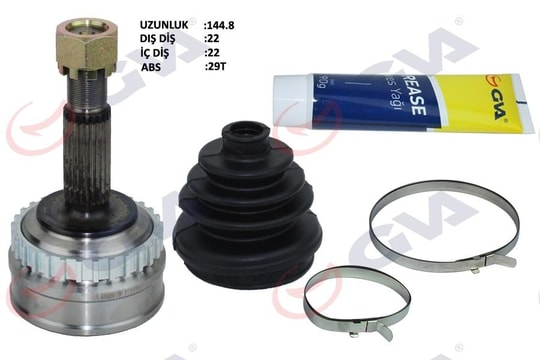 GVAAks Kafası Dış Ön Merıva A 1.6 03-10 Abs Li 29Diş 22X22x52 156MmGVA 4490910K