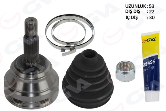 GVAAks Kafası Dış Polo-Cordoba 1.4 Tdi 99-01 Amf 1.4 TdiGVA 4475278K