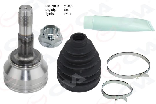 GVAAks Kafası Fıat Ducato 06 Cıtroen Jumper 06 Peugeot Boxer 06 2.0D Mtj 2.3D Mtj 3.0D MtjGVA 4427005K