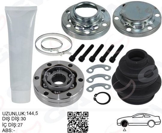 GVAAks Kafası Iç Sağ/Sol Bmw E46 E87 E90 E83 E91 Sanzıman TarafıGVA 4499009KI